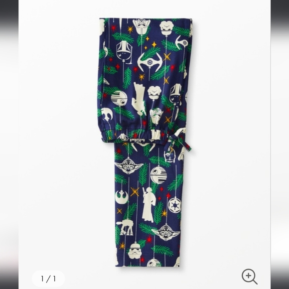 Hanna Andersson Star Wars Christmas Pajama Pants Unisex Size Medium - Picture 1 of 6